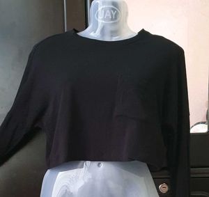 Sleeve Cropped Tshirt