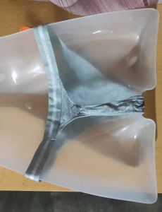 L&#39;amour Gray Thong Size m