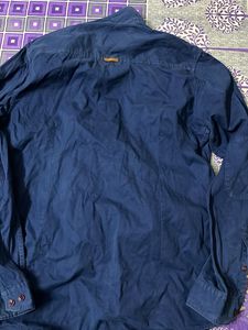 Blue Long Sleeve Button-Down Shirt