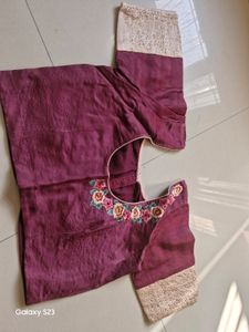♥️Dusty Pink Highly Expensive Heavy Work Saree