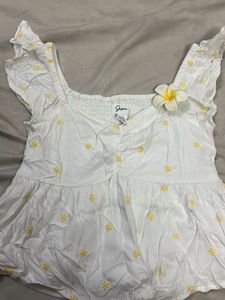 Floral Embroidered Top