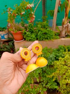 Handcrafted Quilling Jhumkas