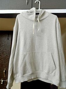 STRIP TEE Grey Hoodie