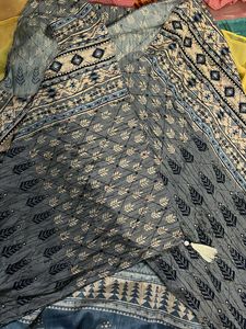 Patterned Grey Tunic