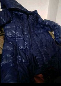 Navy Blue Puffer Coat