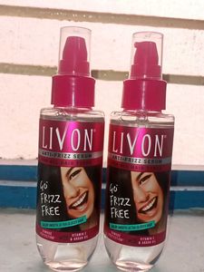 Livon Anti-Frizz Hair Serum (Pack Of 2)