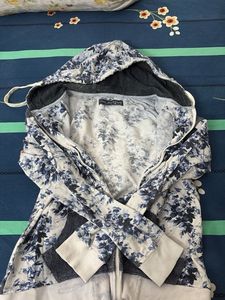 Floral Print Hoodie