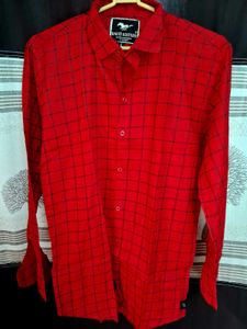 Red Shirt Men New