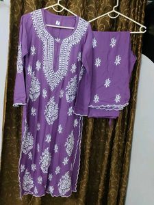 Fully Cutwork Lucknowi Plazopair