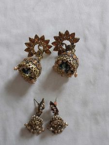Jhumka Earrings Set