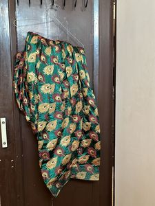 Pretty Peacock Print Suit