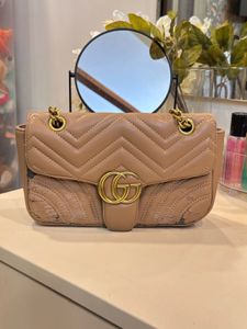Thrifted   Gucci Mini GG Marmont Shoulder Bag used