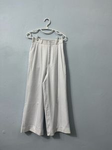 Classic White Pants Wide Leg Straight