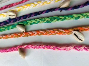 Navratri Braided Hair Tie with Shells✨