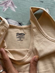Beige Tank Top