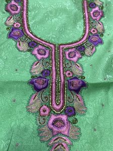 Front Neck Look Trending Colour Pure Full Work Dup