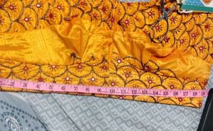Embroidered Yellow Blouse