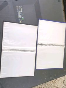 2 Pocket Display File ( 40 Pockets Each)