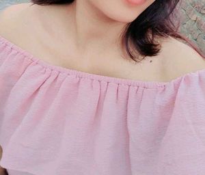 Peach Off-Shoulder Top