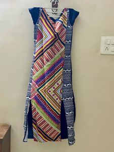 Women Crepe A-line Kurta
