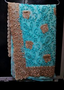 Heavy Work Net Saree