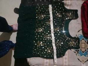 Emerald Green Indian Dress