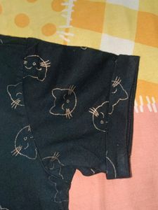 SALE Hello Kitty Print Black T Shirt