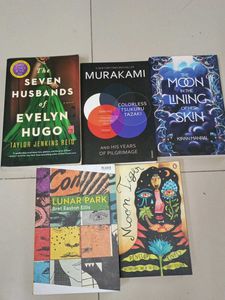 Popular Fiction Book Bundle Set Of 5.
