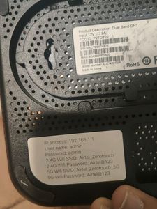 Airtel Xstream Fiber Broadband Router