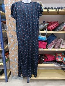 Floral Print Maxi nighty - M size
