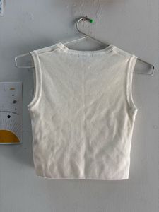 White Crop Top