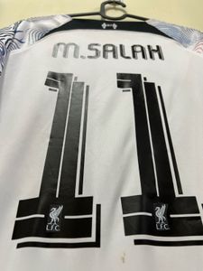 Liverpool 2022 away salah football jersey
