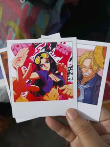 Pack Of 12 One Piece Anime Polaroid Photocards