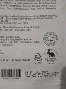 Mirabelle Sheet Mask Tretinion Cream