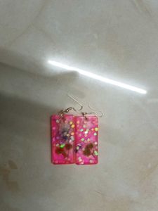 Customised  Earrings By Resin..By Kraft_creation