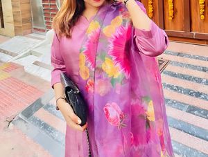 Floral Print Kurta Set