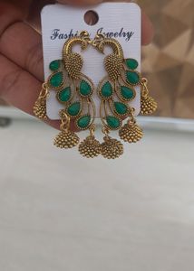 Peacock Earrings 😻