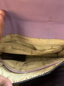 Lavender Chain Clutch