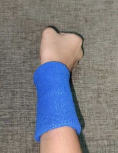 Blue Cotton Sports Wristband