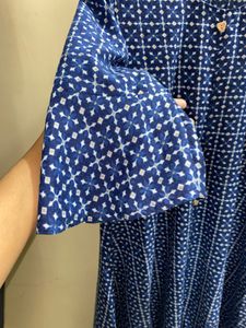 Blue Printed Kurta