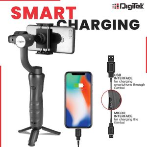 Digitek 3 Axis Gimbal for Smartphones &amp;GoPro