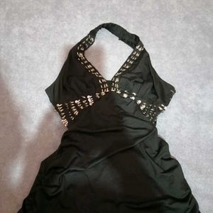 Halter Neck Mini Dress