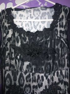 Elegant Net Maxi Dress