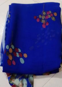 Blue Saree