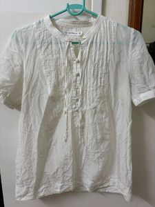 White Casual Top