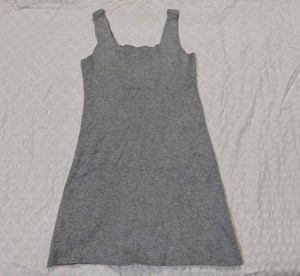 Gray Sleeveless Dress