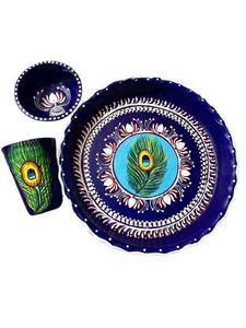 Hand-painted Thali Set