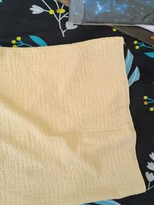 Yellow Square Neck Top