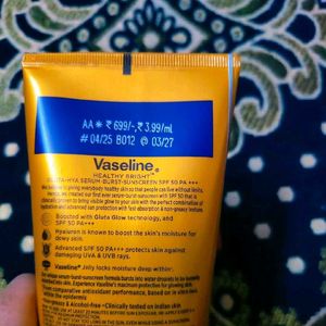 Vaseline Gluta Hya - Antioxidant SPF 50 PA+++ Suns