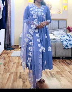 Elegant Purple Kurta Set